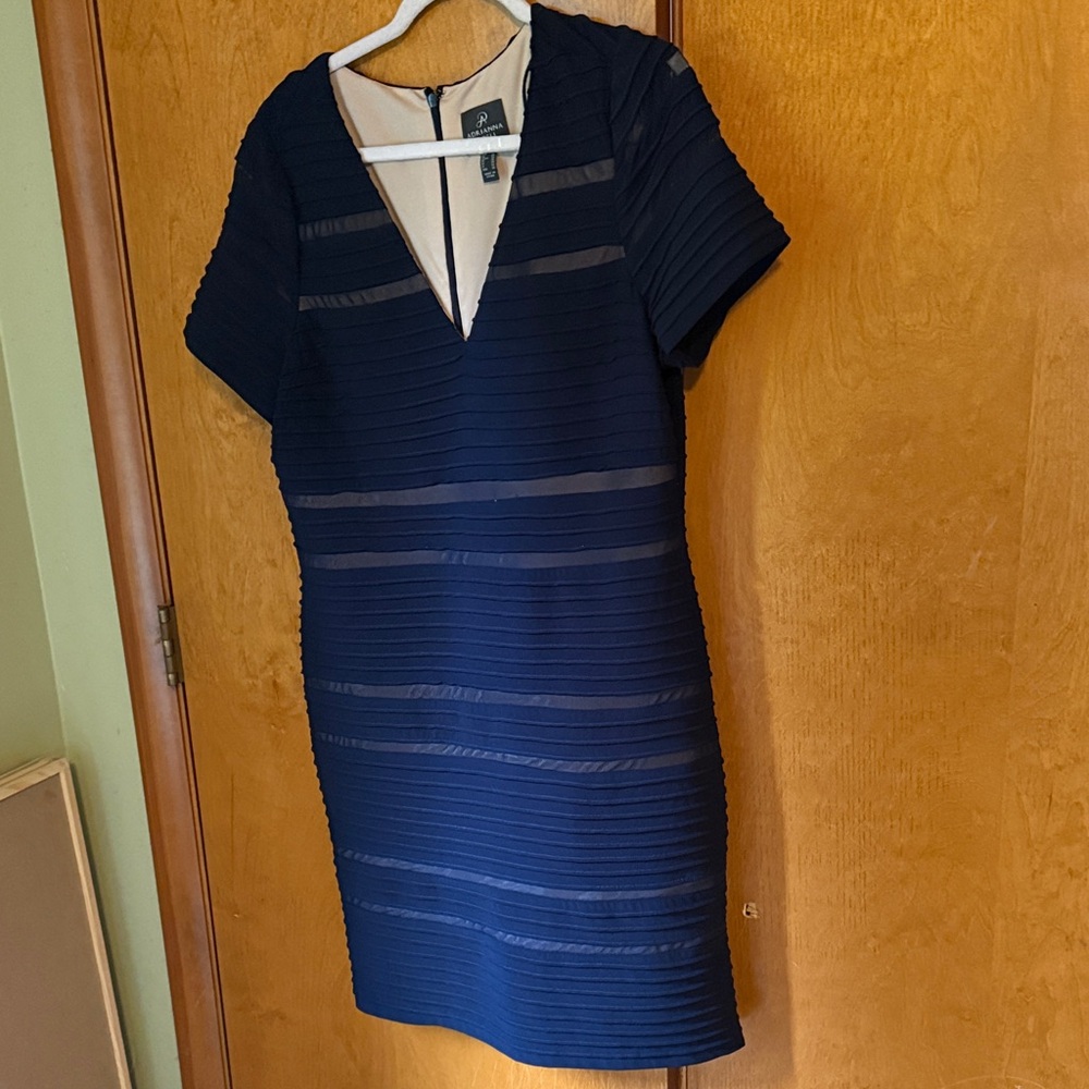 Elegant Navy Blue Dress